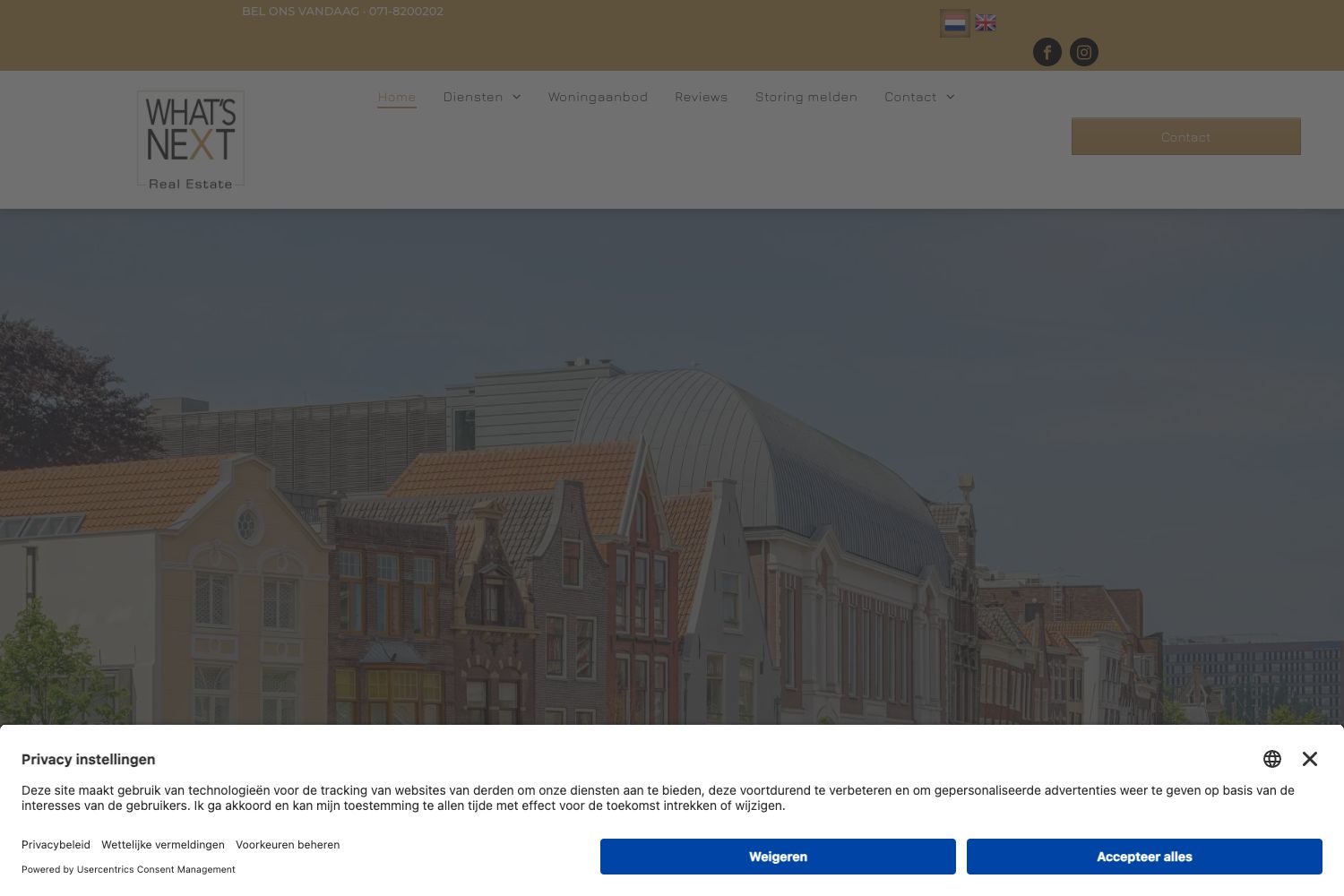 Website screenshot https://whats-next.nl