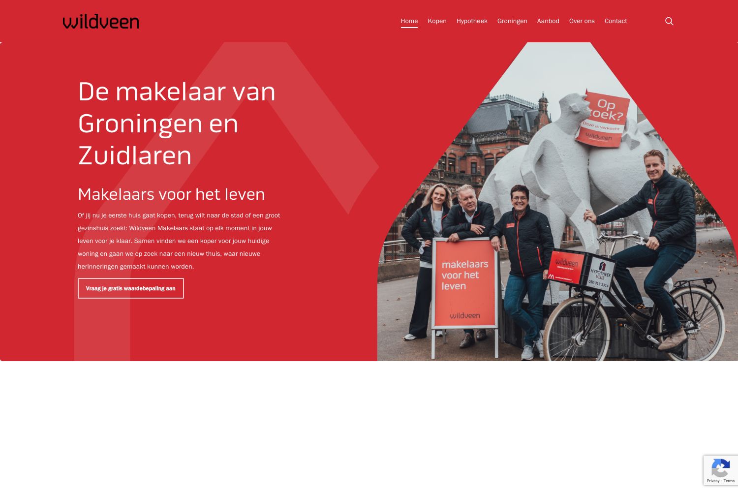 Website screenshot https://wildveen.nl