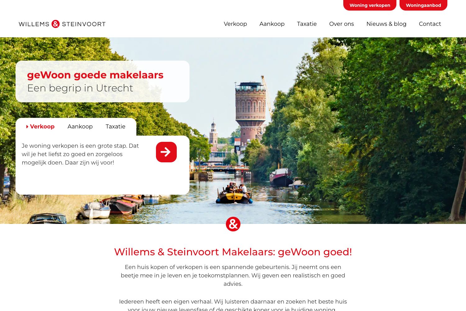 Website screenshot https://willems-steinvoort.nl
