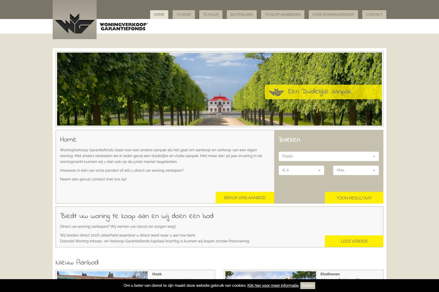 Website screenshot https://woningverkoop.nl