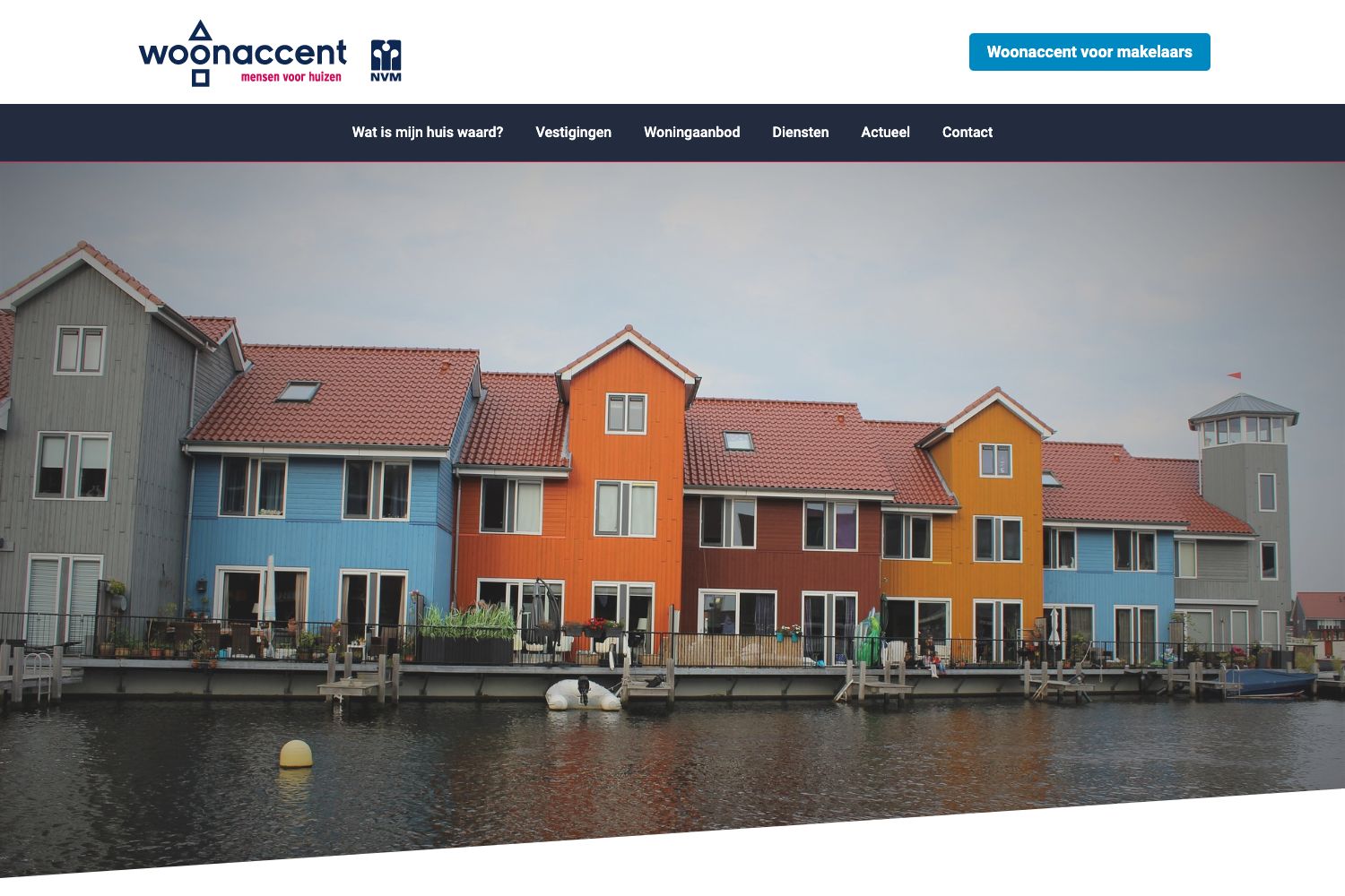 Website screenshot https://woonaccent.nl