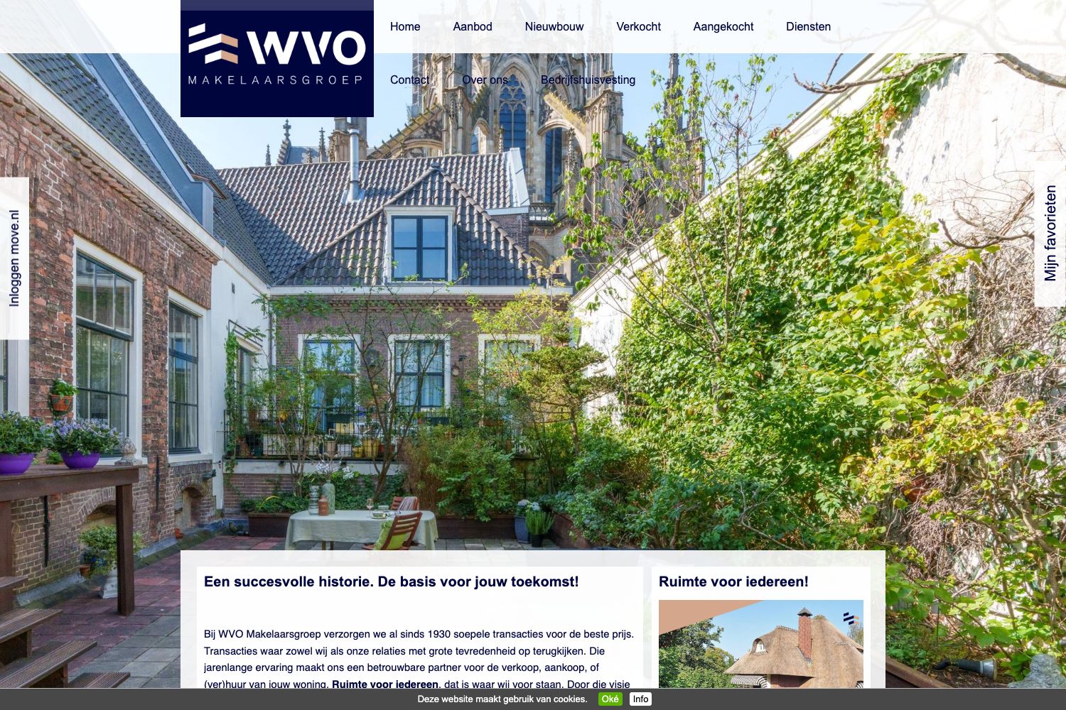 Website screenshot https://wvo.nl