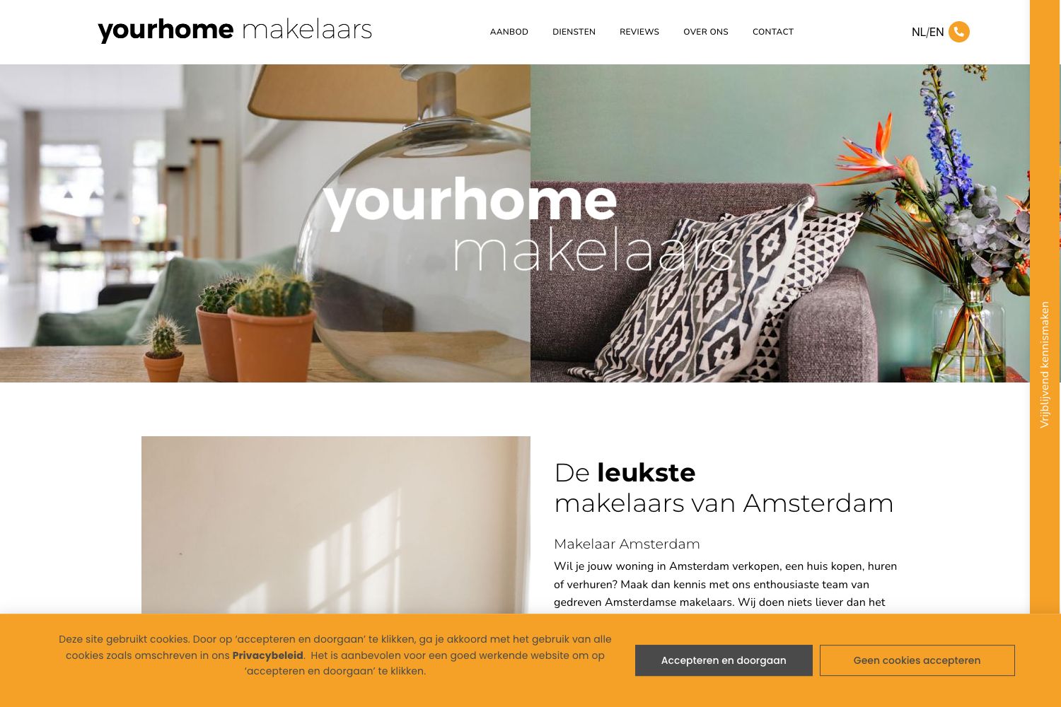 Website screenshot https://yourhome.nl