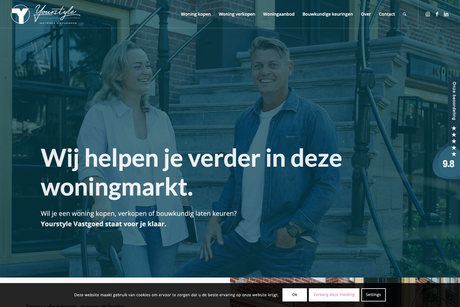 Website screenshot https://yourstylevastgoed.nl