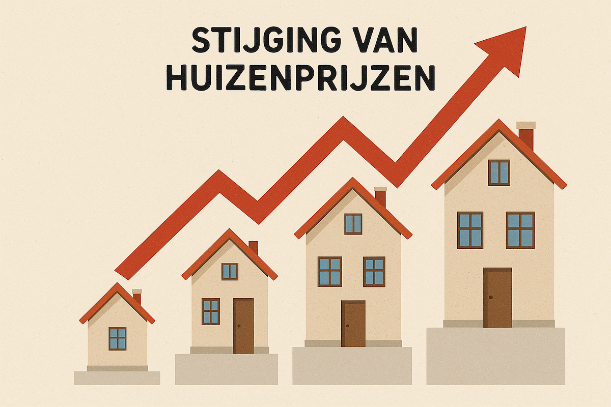 Prijzen koopwoningen in jaar tijd 8,6% gestegen (2025)
